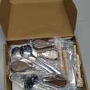 Charcuterie Boards Accessories(29 PCS) Cheese Spreaders for Charcuterie Board Mini Serving Spoon Fork Tongs Blank Toothpick Flags Bowl (Primary color)