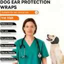 Dog Ear Muffs for Noise Protection - Anti-Anxiety Relief Calming Hoodie, ThunderShirt Alternative for Thunder & Fireworks, Water-Resistant & Warm Winter Dog Headwrap (Small)