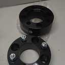 YHTAUTO 4x110mm ATV Wheel Spacers 2 Inch Fits Honda, Suzuki, Can-Am, Bombardier, Kawasaki, Yamaha Model, Grizzly, King Quad, Foreman Tire Spacers w/ M10x1.25 Studs, 74mm Center Bore 4 Lug 2PCS Black