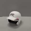Rawlings | COOLFLO Batting Helmet with Facemask | Fastpitch Softball | One Size Fits Most (6 1/2  7 1/2) (Matte White)