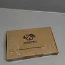 PHOEPET No Pull Dog Harness Medium Reflective Front Clip Vest with Handle, Adjustable 2 Metal Rings 3 Buckles, [Easy to Put on & Take Off](M, Pink)