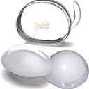 Uplift Secret Silicone Bra Inserts - Clear Gel Push Up Breast Pads - Bra Padding Bust Enhancer (M)