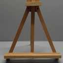 conda 31-1/2 inch A-Frame Easel, Adjustable Beechwood Tripod Display Stand, Holds Up to 27" Canvas, Portable Table Desktop Painting Picture Holder