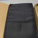 sancua Black Tablecloths for 6 Foot Rectangle Tables, 8 Pack - Washable Polyester Fabric Table Cloth, Reusable Table Covers for Wedding Party, Birthday, Banquet Reception, 54x108 Inch