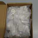 15 Pcs Clover Knobs Four Leaf Clover Handle, Creative Cabinet Drawer Pulls Gold Knobs for Furniture Dresser Wardrobe Bathroom Decorative Pulls Zinc Alloy Single Hole Door Handle (White)