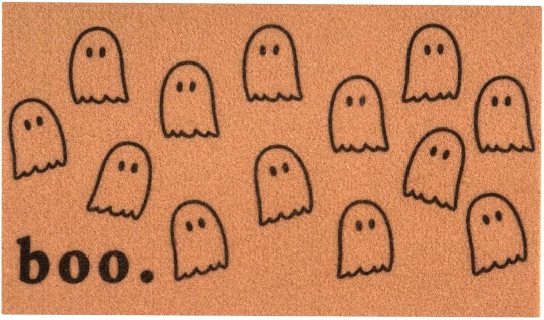 Halloween Decorations Halloween Door Mat Outdoor Horror Doormat Non-Slip Gothic Welcome Door mats Fall Rug for Entryway Bathroom Decor Birthday Gifts for Women 18x30 Inch