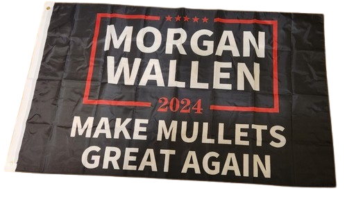 Morgan Wallen 3x5 Make Mullets Great Again 2024, Pack of 2