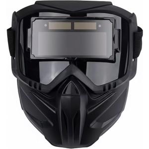 Auto-Darkening Welding Helmet, True Color Large Viewing Screen Welding Mask with Adjustable Headband, 0.1ms Fast Darkening, UV/IR Protection, Breathable Vent System for TIG MIG ARC Welding Grinding, One Size