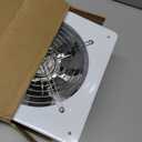 8 inch Exhaust Fan, 735CFM Wall Mounted Vent Fans, Ventilation Fan Bathroom Garage Attic Exhaust Fan Ceiling and Wall Mount Fan for Kitchen/Bathroom, 110V 80W