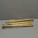 Gold Shower Curtain Rod 31 to 80 Inch,1 Inch Diameter Adjustable Spring Tension Stainless Steel Telescoping Rod,Easy Install,No Rust