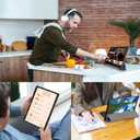 Tri-Fold Case Compatible with Samsung Galaxy Tab S 10.5 inch Tablet - SM T800&T801&T805&T807 (2014 Released), Includes a Screen Protector - Premium PU Leather Tri-Fold Cover with Auto Sleep/Wake