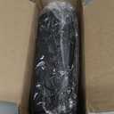 Wireless Microphone Case For JBL Wireless Two Microphone System Handheld Dual Mic Travel Bag for Singing or Karaoke for Receivers, Adapters, AA Batteries-Black(Box Only-Black)