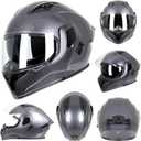 Modular Flip up Motorcycle Helmets for Men Women, DOT Approved, Medium