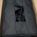 Navatiee Big Wheels Collapsible Wagon Cart Foldable, Heavy Duty Beach Wagon with Silent All-Terrain Wheels, Folding Utility Grocery Cart with Side Pocket and Brakes for Camping Garden Sports, Black