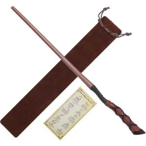 Magic Wizard Wand Resin Witch Sorcerer Wands for Kids Cosplay Party Halloween Costume Accessories, Broom