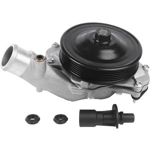 LR033993 Engine Water Pump, Water Pump with Gasket Fits for 2014-2019 F-Type, for XF XJ XKR, Fits for 2010-2019 Range Rover Range Rover Sport 3.0L 5.0L, Water Pump Replace OE LR097165 LR055239