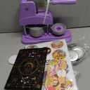 Button Maker Machine 58mm (2.25 inch), DIY Button Pin Maker Machine Comes with Free Button Parts, Circle Cutter, Cutting Board, Pattern Paper, Holographic Bags, Colored Film, and Protective Case