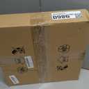 PATIKIL Drum Lamp Shades for Table Lamps 12"x12"x8" Linen Lampshade Set of 2 Easy Assembly Lamp Shade with E27 to E26/E14 Adapters for Floor Lamps Bedside Lamps, White (1.65" Spider)