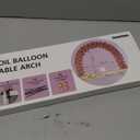 6.6FT Balloon Table Arch Kit  Adjustable Foil Balloon Arch Stand for Birthday, Wedding, Party, Baby Showers and Graduation Decorations  Easy Assembly Party Supplies (Rose Pink)