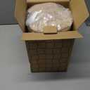 Bedsure GentleSoft Sherpa Fluffy Throw Blanket - Fleece Warm and Cozy Throw for Women Gift, Plush & Fuzzy Faux Fur Blanket for Couch, Sofa and Bed Decor, Tie Dye Design, Beige, 50x60 Inches