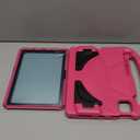 SUPLIK Kids Case for iPad (A16) 11th Generation 11 inch 2025 / 10th Generation 10.9 inch 2022, Durable Shockproof Stand Cover with Screen Protector/ Pencil Holder/ Handle for iPad 10/ 11 GEN, Pink