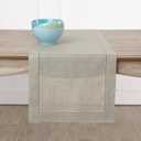 Solino Home 100% Linen Natural Table Runner 156 Inches Long, 14 x 156 in
Classic Hemstitch Table Runner For Fall, Thanksgiving & Christmas Dining, Home Decor, Indoor & Outdoor Use, Party, Gifting