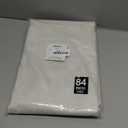 Elrene Home Fashions Solace 100% Max-Blackout Energy Efficient Solid Texture Window Curtain Panel with Rod Pocket/Back Tabs for Living Room/Bedroom/Home Office, 52"x84", Linen