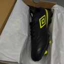 Umbro Men's Classico X Fg Soccer Cleat (11.5, Black/Yellow)
