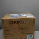 COOKLEE Stand Mixer, 9.5 Qt. 660W 10-Speed Electric Kitchen Mixer with Dishwasher-Safe Dough Hooks, Flat Beaters, Wire Whip & Pouring Shield Attachments for Most Home Cooks, Silver