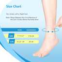 AFO Foot Drop Brace for Walking, Upgraded Zinc Alloy Hook, Includes Eyelet Hook for Elastic Laces, Adjustable Drop Foot Support Brace Fits Left or Right Foot for Men & Women, L/XL