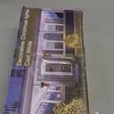 50FT 504 LED Outdoor Christmas Lights - 112 Ice Drops, 12 Pro Modes with Timer Memory & Brightness, Waterproof Hanging Ice String Light for Holiday Wedding Garden Fence House Decor (Cool White)