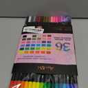 Dual Markers Brush Pens Stocking Stuffers, 36 Art Markers Christmas Gifts for Teens, Double Tip Colored Pen for Adult Coloring Books Art Suppliers