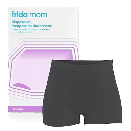 Frida Mom 8pc Postpartum Underwear, Disposable Boyshort Panties, Seamless, Stretch Support, New Mom Essentials, Size Regular (28in42in)