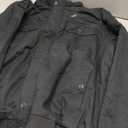 EKLENTSON Men's Thick Thermal Winter Jacket with Multi Pockets Zip Front Fleece Lined Military Jacket for Men (XX-Large, Black)