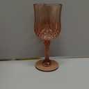 XUWAIDSGN 24 Pcs 7oz Plastic Vintage Glasses Drinking Glasses Unbreakable Wedding Glassware Crystal Water Goblets Reusable Drinkware Vintage Champagne Flutes (24, Rose Gold)