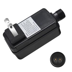 12V 1A 12W Class 2 Power Supply, LED Transformer Replacement, Outdoor Low Voltage Power Adapter, Yard Inflatable Adapter, Plug for String Light, Rope Lights (One Pack)