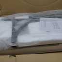 Long Console Table, 66.9 inch Wood Narrow Sofa Tables 3 Tier Couch Table Behind Sofa Industrial Grey Hallway Table Long Entryway Tables for Living Room, Foyer (Grey Oak+Black)