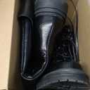 Ramede Men's Medieval Renaissance Boots Pirate Costume Viking Gothic Leather Boots High Tube Tied Shoes for Halloween Cosplay (9, Black)