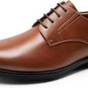Bruno Marc Lace-Up Comfortable Fashion Shoes (9, Brown)
