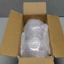 Rubtlamp 50 Pack Clear Disposable Bowls, Clear Plastic Bowls with Gold Rim, 12-16oz Premium Heavy Duty Plastic Hammered soup Bowls for Milk Cereals, Snacks, Salads