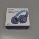 AILIHEN C8 Headphones Wired, On-Ear Headphones with Microphone and Volume Control, Corded 3.5mm Headset for Boys Girl School Smartphones Chromebook Laptop Computer Tablets Airplane Travel (Indigo) (Medium)