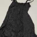 RSLOVE Women Nightgown Sexy Lace Babydoll Lingerie Chemise Soft Sleepwear Nightie Black, Small