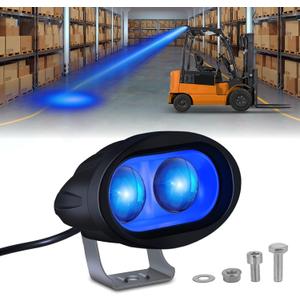 LED Forklift Safety Spot Light - 1500LM, Blue, 20W, DC12-80V