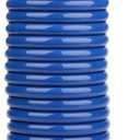 Heavy-Duty EVA Coil Garden Hose with GHT Solid Brass Fittings, Water Hose with Brass Connectors, for Garden Lawn Watering, Car Washing (20FT, Blue)