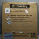Mumeasy Baby Gate Extra Wide, 29.5-51'' Pressure Mounted Dog Gate with Walk Thru Door, Auto Close Pet Gate for House, Stairs, Doorways,Black