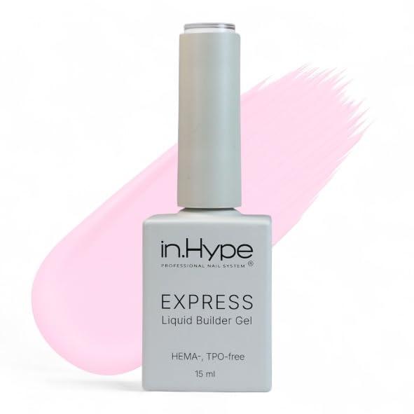 IN.HYPE Structure/Liquid Builder Gel/Hard Gel in a Bottle (BIAB) for Nail Enhancing/Overlays/Strengtenning (Hypnosis)