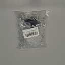 50 Pack Outdoor Lighting Clips, Clear Plastic Wall Mount Hooks for Hanging Christmas, Led, Fairy Lights, 10 Pound Weight Capacity