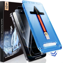 MAGIC JOHN 2 Pack for iPhone 16e 6.1inch Privacy Screen Protector, Tempered Glass Film, Auto Dust-Elimination, Bubble Free, Easy Installation