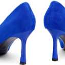 Herstyle 3 Inch Stiletto Pumps for Women – Closed Toe High Heels, Classic Pointed Toe Dress Shoes for Wedding, Office, Party & Work | Comfortable Formal Heels, 2024Royalblue, Size 10.0, Marneena