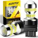 AUXITO 3157 LED Bulb White, Super Bright 4157 3156 LED Reverse Light Bulbs 3056 3057 3047 4057 3457 4114 LED Bulb for Backup Tail Brake DRL Signal Parking Lights, Pack of 2
